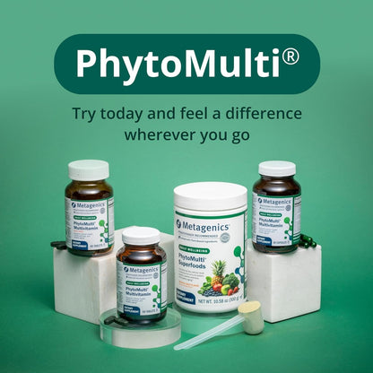 Metagenics PhytoMulti Multivitamin Tablets Without Iron with Vitamins, Minerals and Phytonutrients 120 Count