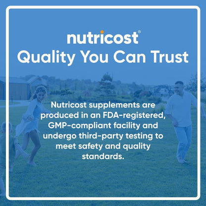 Nutricost Magnesium Glycinate Capsules 210 mg per Serving 180 Count