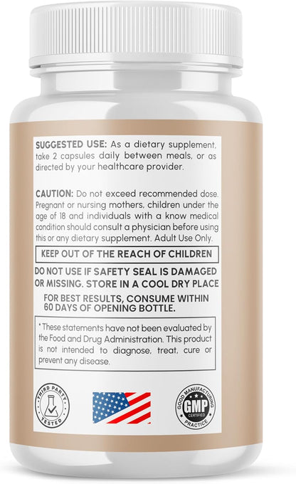 Core Strength Supplement Capsules with Natural Ingredients & Multivitamins 180 Capsules (3 Pack)
