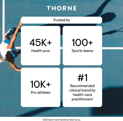 THORNE Micronized Creatine Monohydrate Powder Unflavored 90 Servings