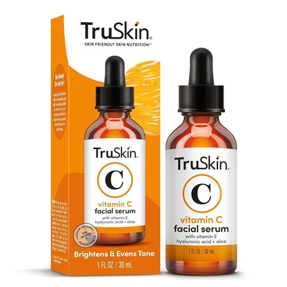 TruSkin Vitamin C Face Serum Hyaluronic Acid Vitamin E 1 fl oz