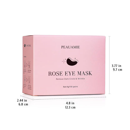 PEAUAMIE Rose Under Eye Patches 30 Pairs