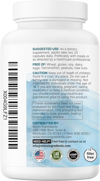 Micro Ingredients Methylated Multivitamin 19-in-1 Non-GMO 240 Capsules