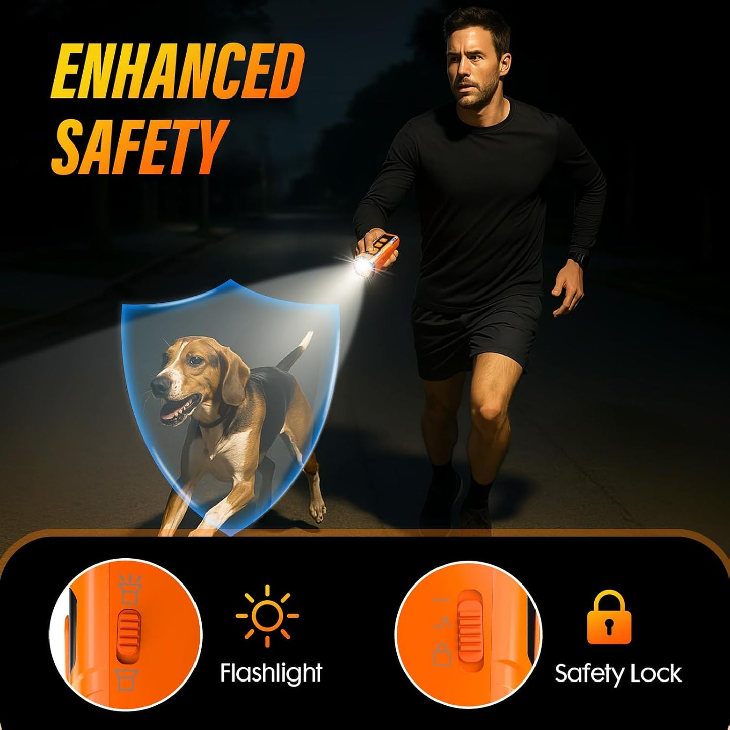 Dog Bark Deterrent Device Ultrasonic 3X 6 Modes 23 ft Range Rechargeable