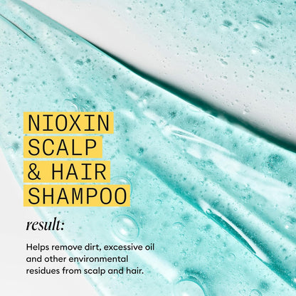 Nioxin Scalp and Hair Thickening System 1 Shampoo with Biotin 33.8 fl oz