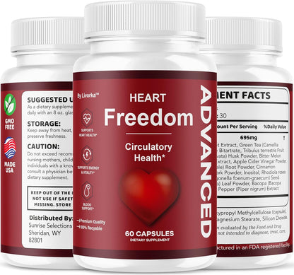 LIVORKA Heart Freedom Supplement Capsules 60 Capsules