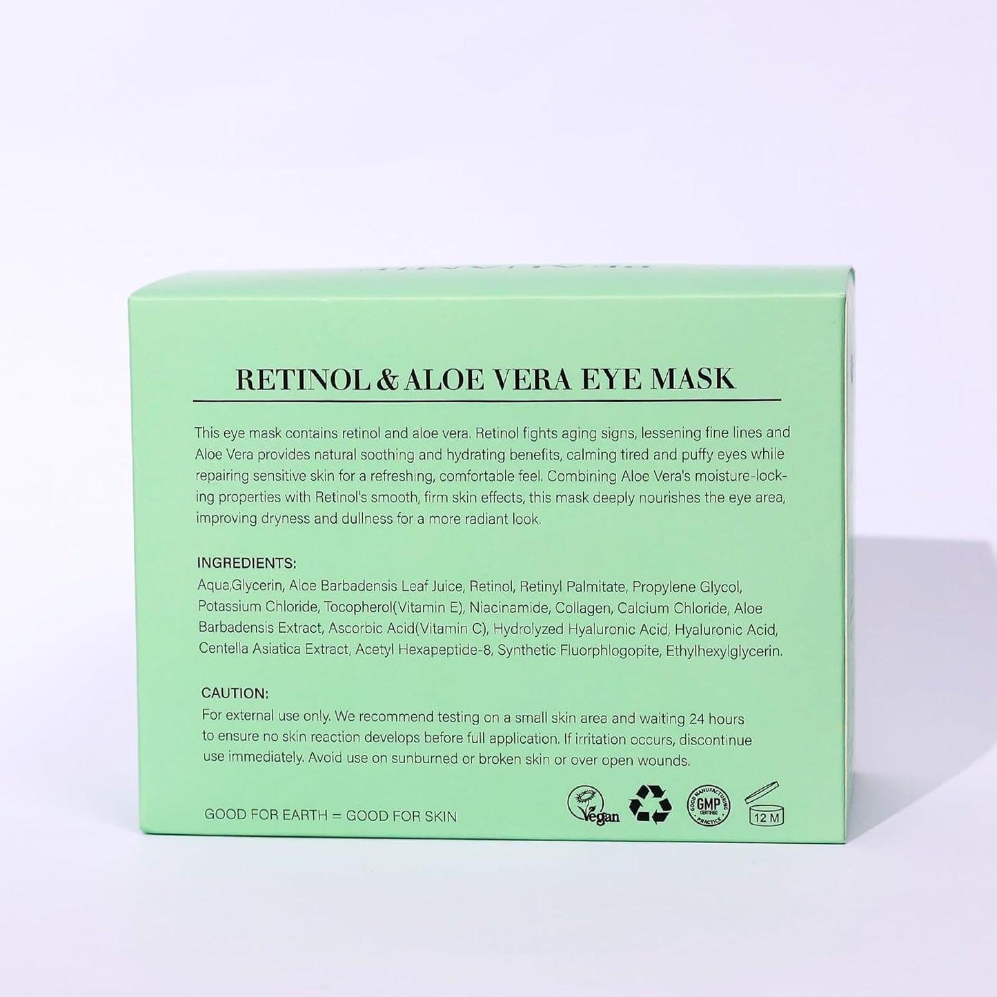 PEAUAMIE Under Eye Patches with Retinol & Aloe Vera 30 Pairs