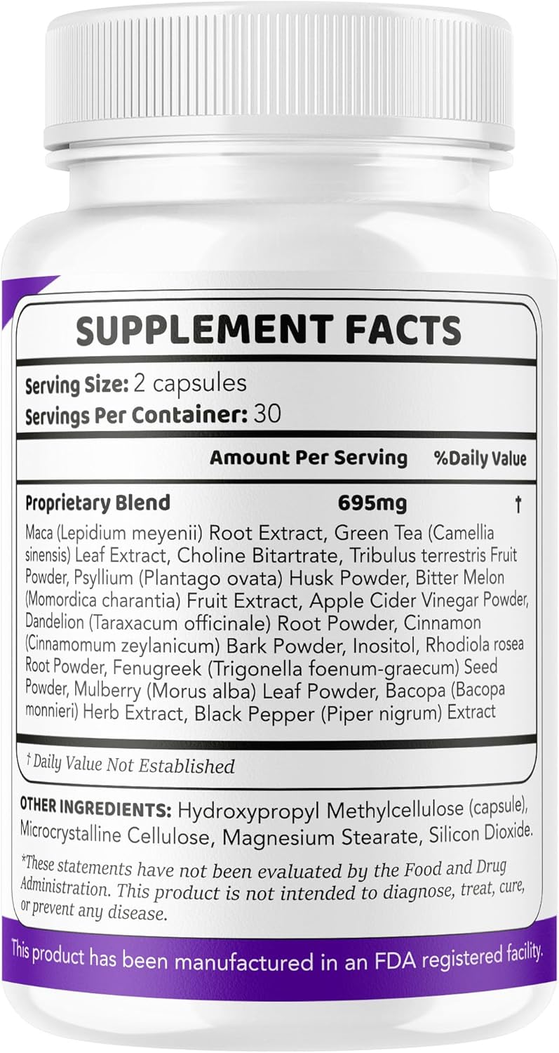 NervoLyn Advanced Supplement Capsules with Vitamins 120 Capsules (2 Pack)