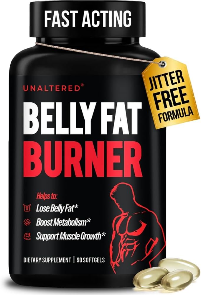 UNALTERED CLA 90 Softgel Capsules – Metabolism & Fitness Support Supplement for Men