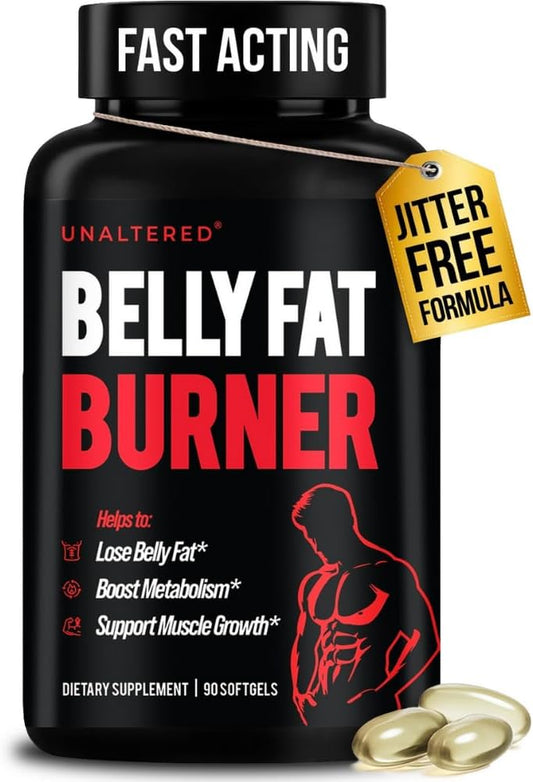 UNALTERED CLA 90 Softgel Capsules – Metabolism & Fitness Support Supplement for Men