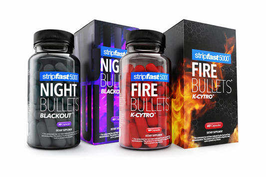 Stripfast5000 Fire Bullets Capsules – Dietary Supplement (Combo Pack)