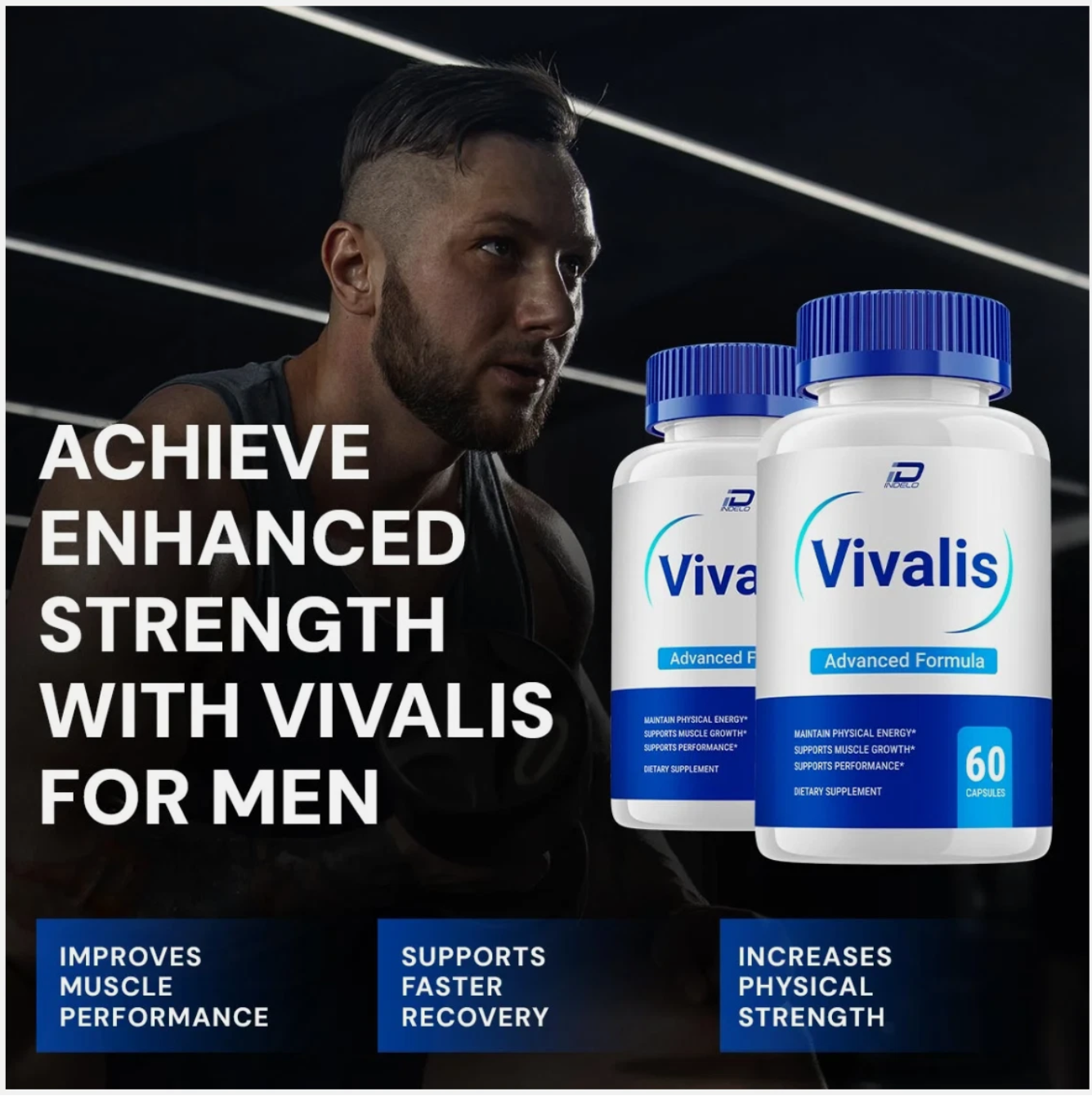 VIVALIS Advanced Formula Health Support Supplement – Premium Maximum Strength Capsules, 60 Count