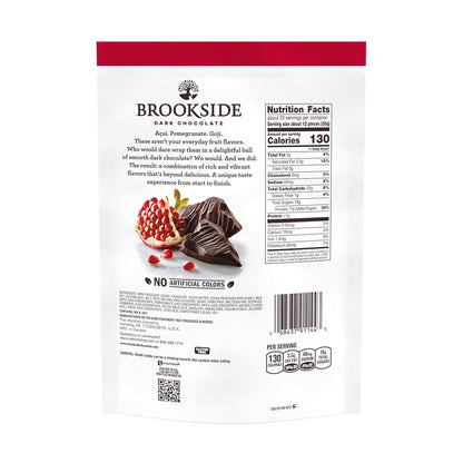 Brookside Dark Chocolate Pomegranate Flavored Snacking Chocolate – Fruit Filled Centers, 21 oz Bag