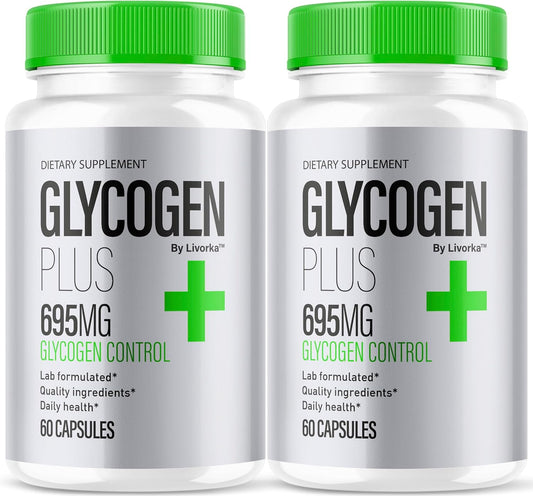 Glycogen Plus Capsules – Daily Dietary Supplement  120 Capsules (2 months supply) (Copy)