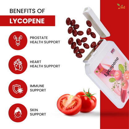Ved Lycopene 500 mg Softgels – Antioxidant Supplement, 90 Count, 6-Month Supply (Pack of 2)