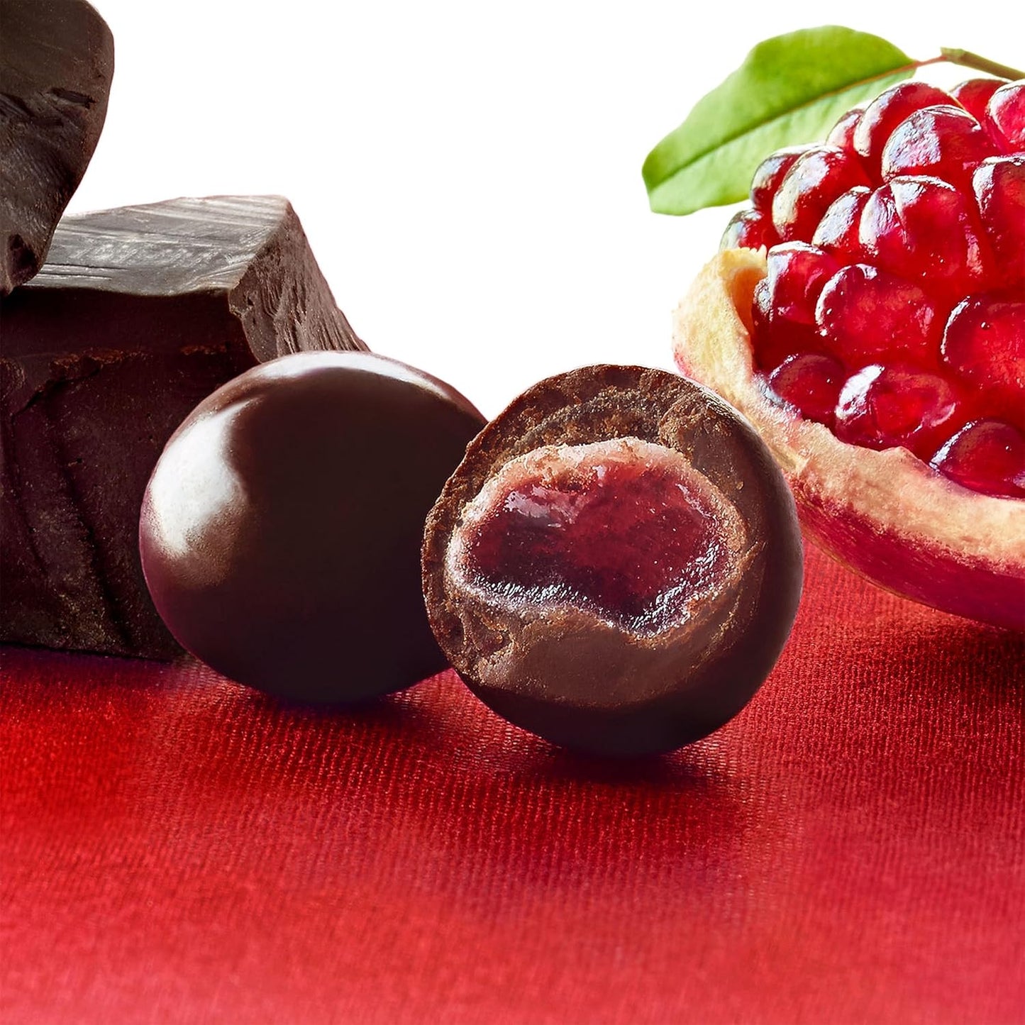 Brookside Dark Chocolate Pomegranate Flavored Snacking Chocolate – Fruit Filled Centers, 21 oz Bag