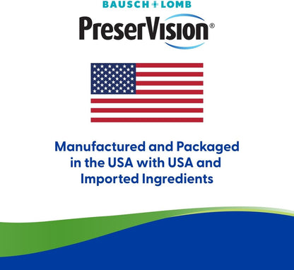 PreserVision AREDS 2 Eye Vitamins – Lutein & Zeaxanthin with Vitamin C, E, Zinc & Copper, 130 Softgels