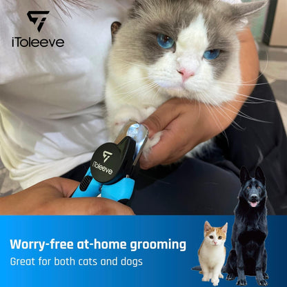 LED Dog & Cat Nail Clipper – Illuminated Pet Nail Trimmer with Quick Sensor