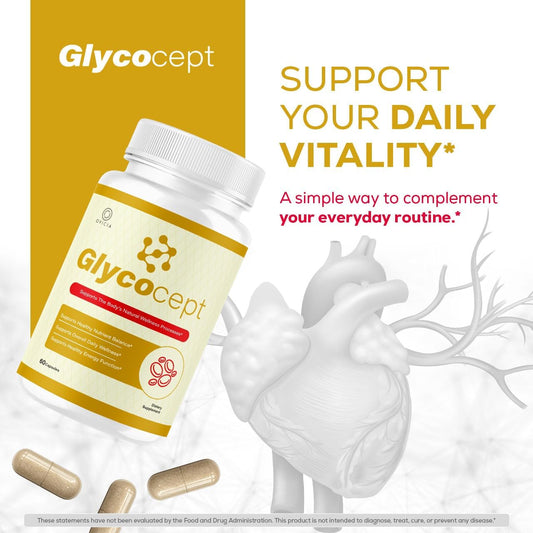 Glycocept Advanced Formula Capsules – Daily Dietary Supplement for General Wellness Support, 60 Capsules (30-Day Supply)