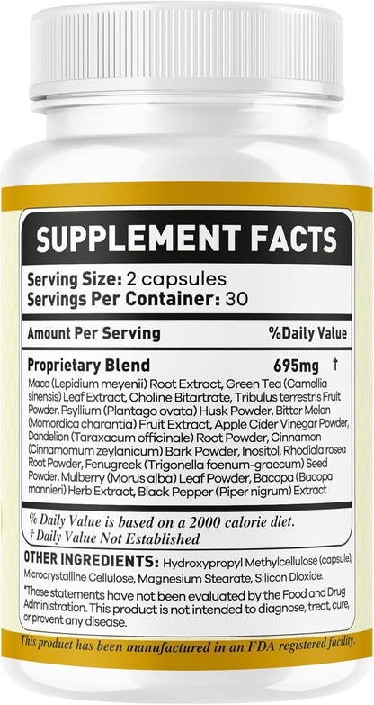 Glycocept Advanced Formula Capsules – Daily Dietary Supplement for General Wellness Support, 120Capsules (60-Day Supply) (Copy)