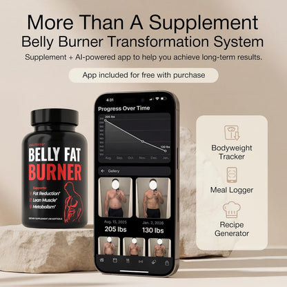 UNALTERED CLA 90 Softgel Capsules – Metabolism & Fitness Support Supplement for Men