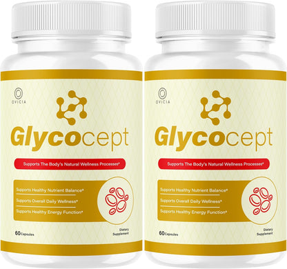Glycocept Advanced Formula Capsules – Daily Dietary Supplement for General Wellness Support, 120Capsules (60-Day Supply) (Copy)