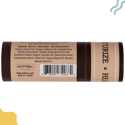 Natural Dog Company Skin Soother Balm – Dog Moisturizer with Coconut Oil, Calendula & Vitamin E, 2 oz Stick