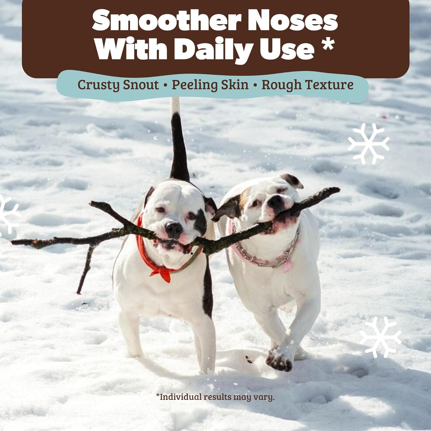 Natural Dog Company Snout Soother Balm – Dog Nose Balm with Coconut Oil & Shea Butter, 2 oz Stick