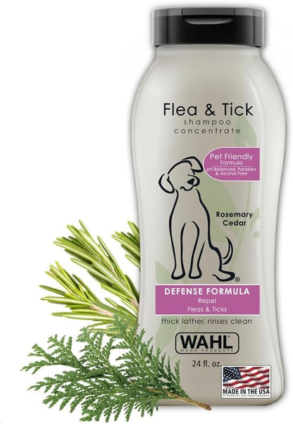 Wahl USA Dog Shampoo – Rosemary & Cedar Scent, 24 Oz, Pet Grooming Formula