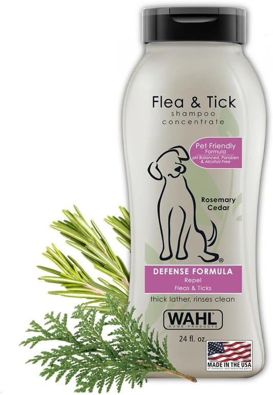 Wahl USA Dog Shampoo – Rosemary & Cedar Scent, 24 Oz, Pet Grooming Formula