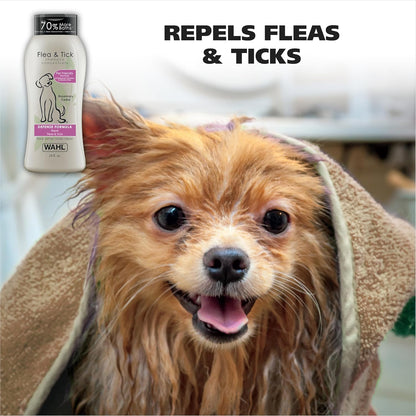 Wahl USA Dog Shampoo – Rosemary & Cedar Scent, 24 Oz, Pet Grooming Formula