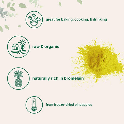 Organic Pineapple Powder 8oz – 100% Natural Fruit Powder for Drinks & Smoothies