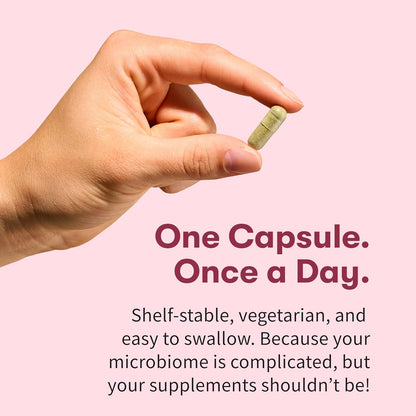 Garden of Life Dr. Formulated Once Daily 3-in-1 Pre + Pro + Postbiotics for Women – Digestive & Immune Support, 30 Capsules