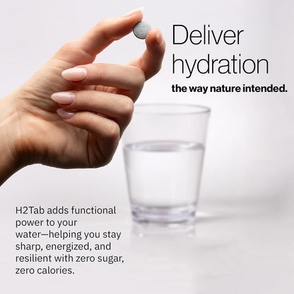Molecular H2TAB Hydrogen Water Tablets with Magnesium – Raspberry Flavor, 12 PPM Hydrogen Tablets for Drinking Water, 30 Count