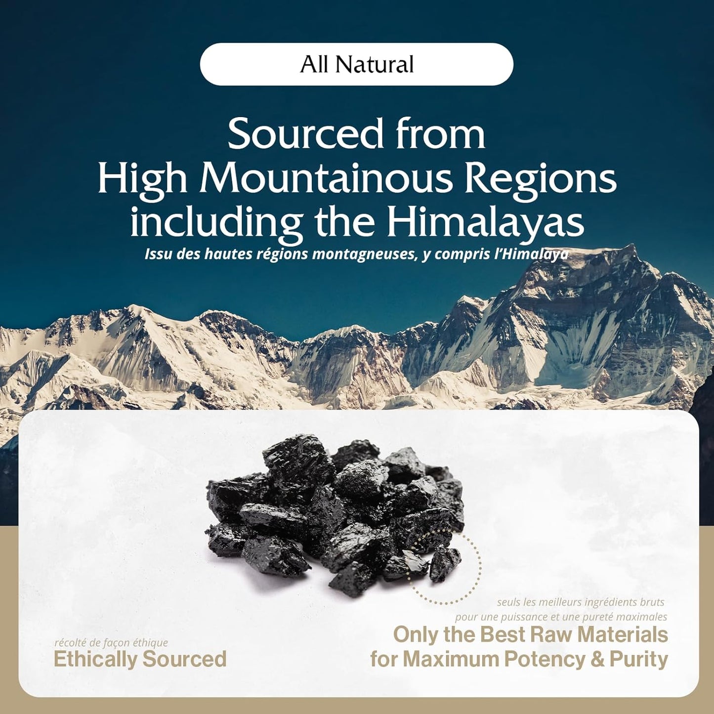 Purblack Pure Himalayan Shilajit Resin  | 60 Servings | USA Made