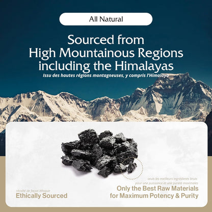 Purblack Pure Himalayan Shilajit Resin  | 60 Servings | USA Made